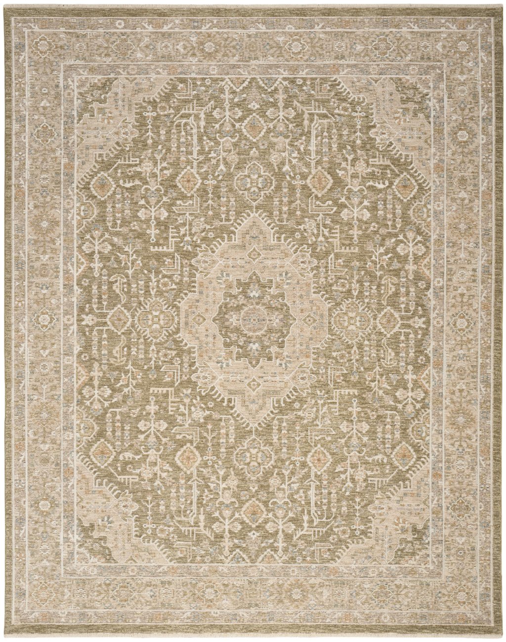 Nourison Home Nourison Harbor HRB02 7'10" x 10' Green Vintage Indoor Rug