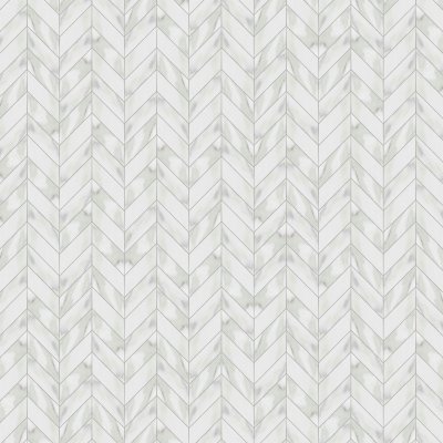 Marble Systems Calacatta Gold Honed Chevron Waterjet Marble Mosaic 13x10 - Calacatta Gold - 13" x 10" x 3/8"