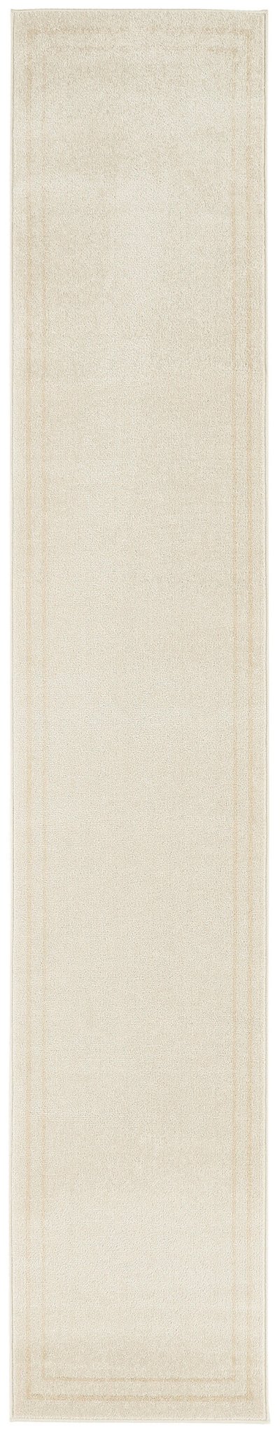 Nourison Home Nourison Nourison Essentials NRE02 6' x Round Ivory Gold Contemporary Rug - 2'2" x 7'6"