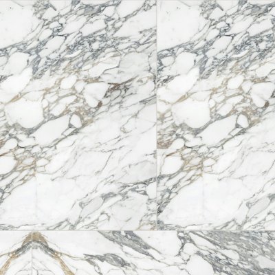 Qualis Ceramica Royal Stoneworks 48X110 Italian Arabescato Honed - 48" x 110"