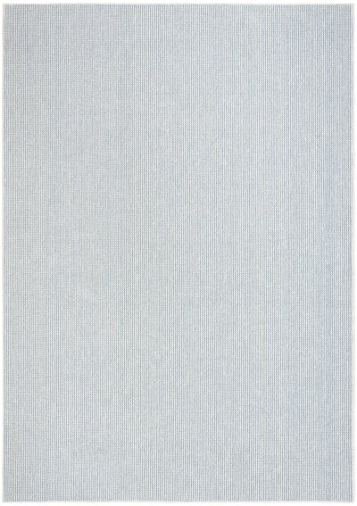 Nourison Home Nourison Textured Home TXH01 2'3" x 7'6" Ivory Blue Farmhouse Indoor Rug - 3'11" x 5'11"