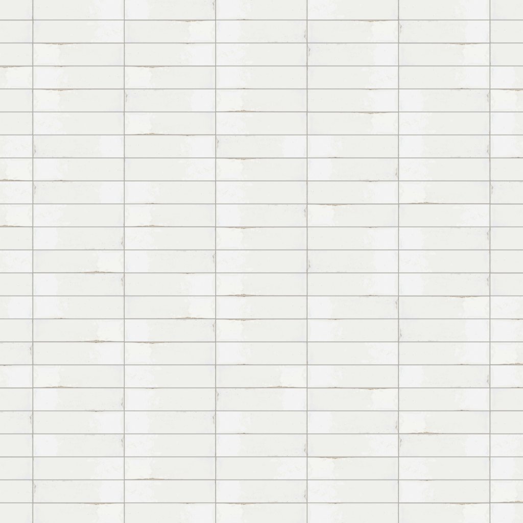 Marble Systems Fusion Bianco Polished Porcelain Tile 2 1/2x10 - Fusion Bianco