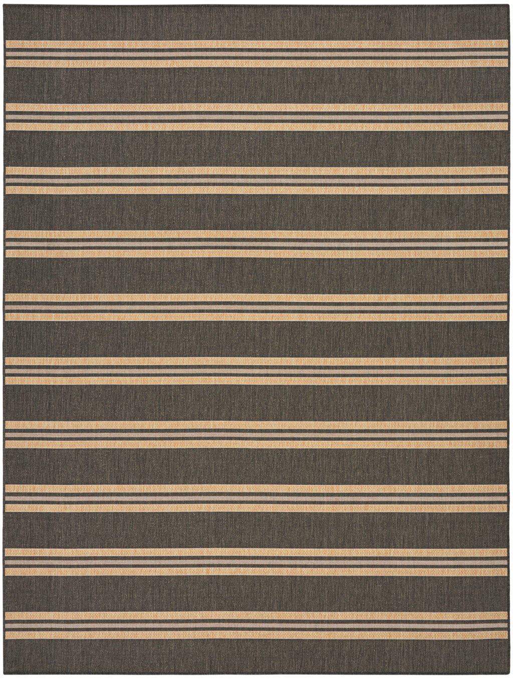 Nourison Home Nourison Horizon Indoor/Outdoor HOZ05 9' x 12' Charcoal Modern Rug
