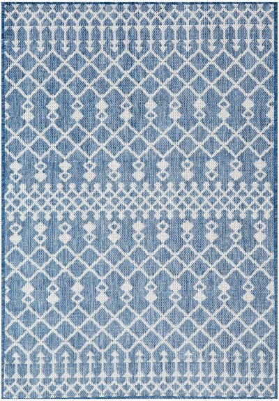 Nourison Home Nourison Positano POS02 6' x Round Navy Blue Modern Rug - 2' x 3'