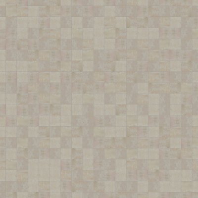 Marble Systems Gris Beige Glossy Zellige Mosaic 12x12 - Gris Beige - 12" x 12" x 3/8"