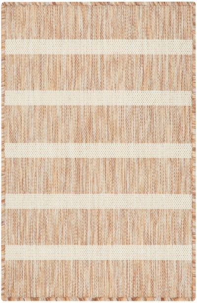 Nourison Home Nourison Positano POS03 9' x 12' Beige Ivory Modern Rug - 2' x 3'