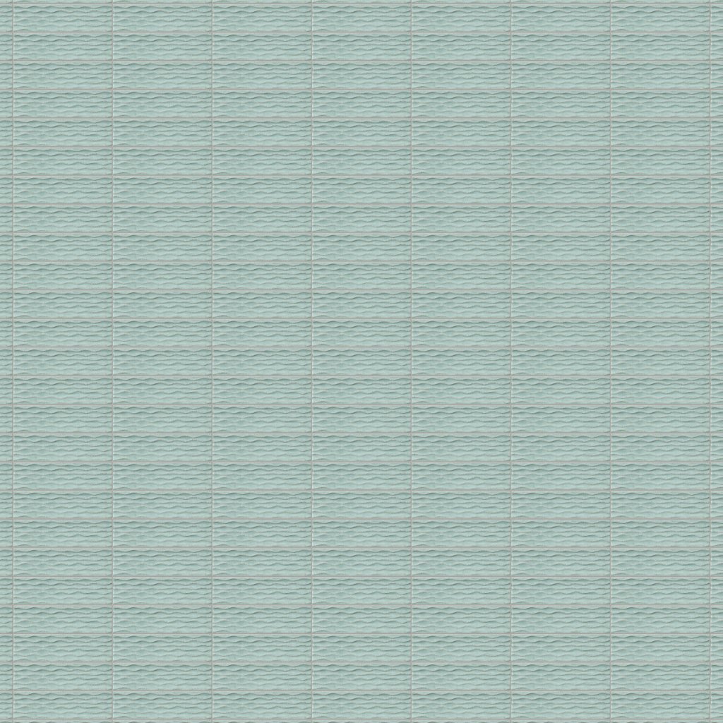 Marble Systems Sage Glossy Rivulet Thin Brick Accent Tiles 2 1/4x7 7/8 - Sage
