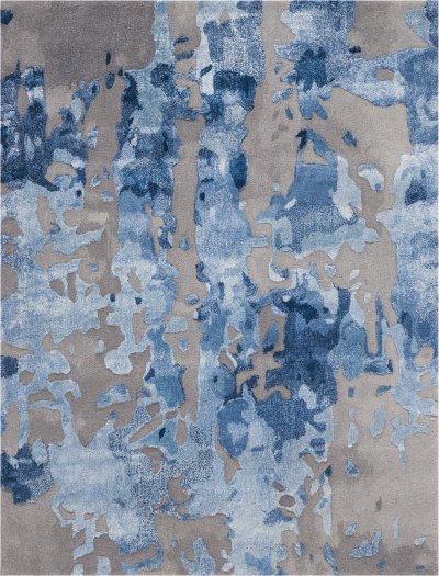 Nourison Home Nourison Prismatic PRS10 7'9" x 9'9" Blue Grey Modern Indoor Rug - 2' x 3'