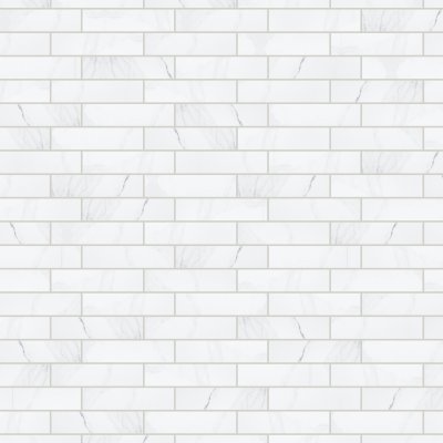 Qualis Ceramica Calacatta_V12 3X12F Calacatta - Alternating 1/3