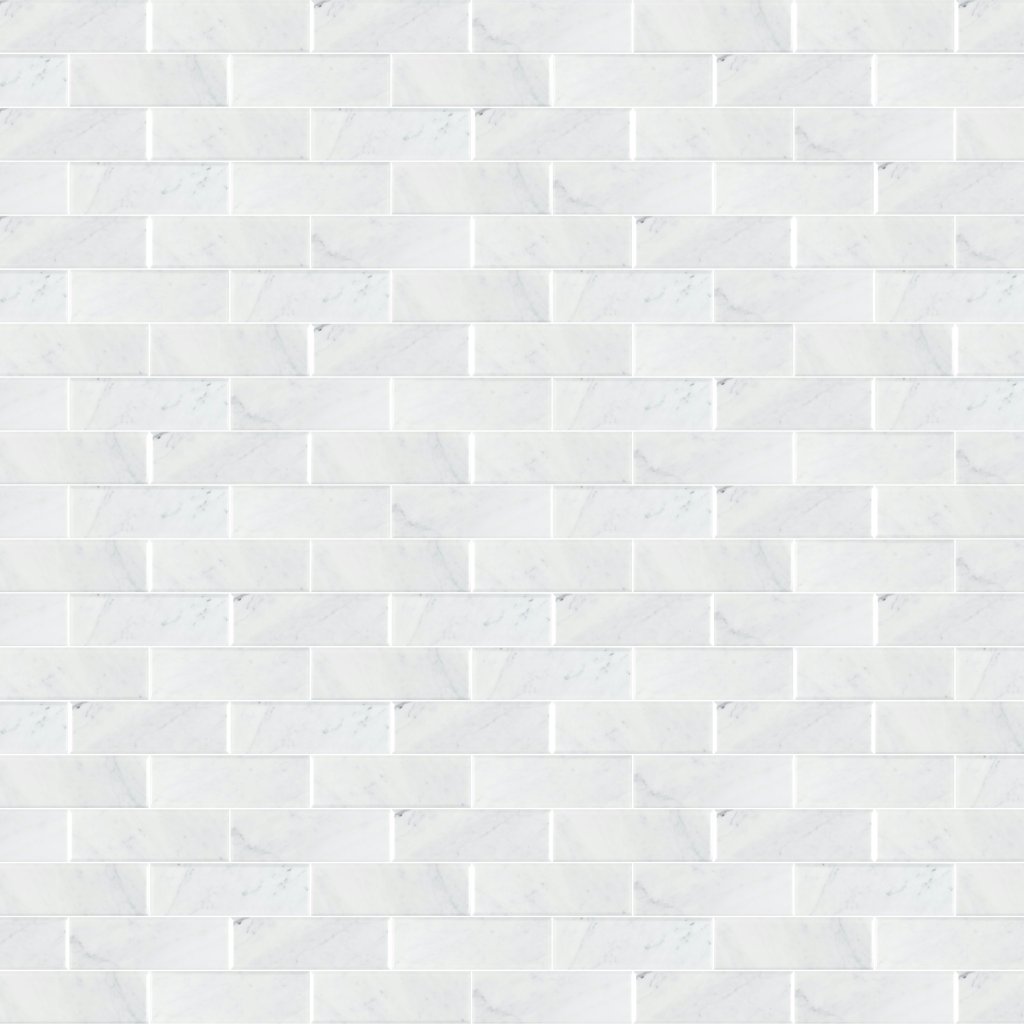 MSI Arabescato Subway Tile 4X12 - Carrara