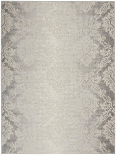 Nourison Home Nourison Elation ETN03 2'3" x 7'6" Ivory Grey Vintage Indoor Rug - 4' x 6'