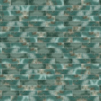 Qualis Ceramica Miami Brickell Jade - Alternating 1/2