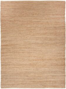 Nourison Neutral Jute NUJ01 7' x 10' Natural Farmhouse Indoor Rug -