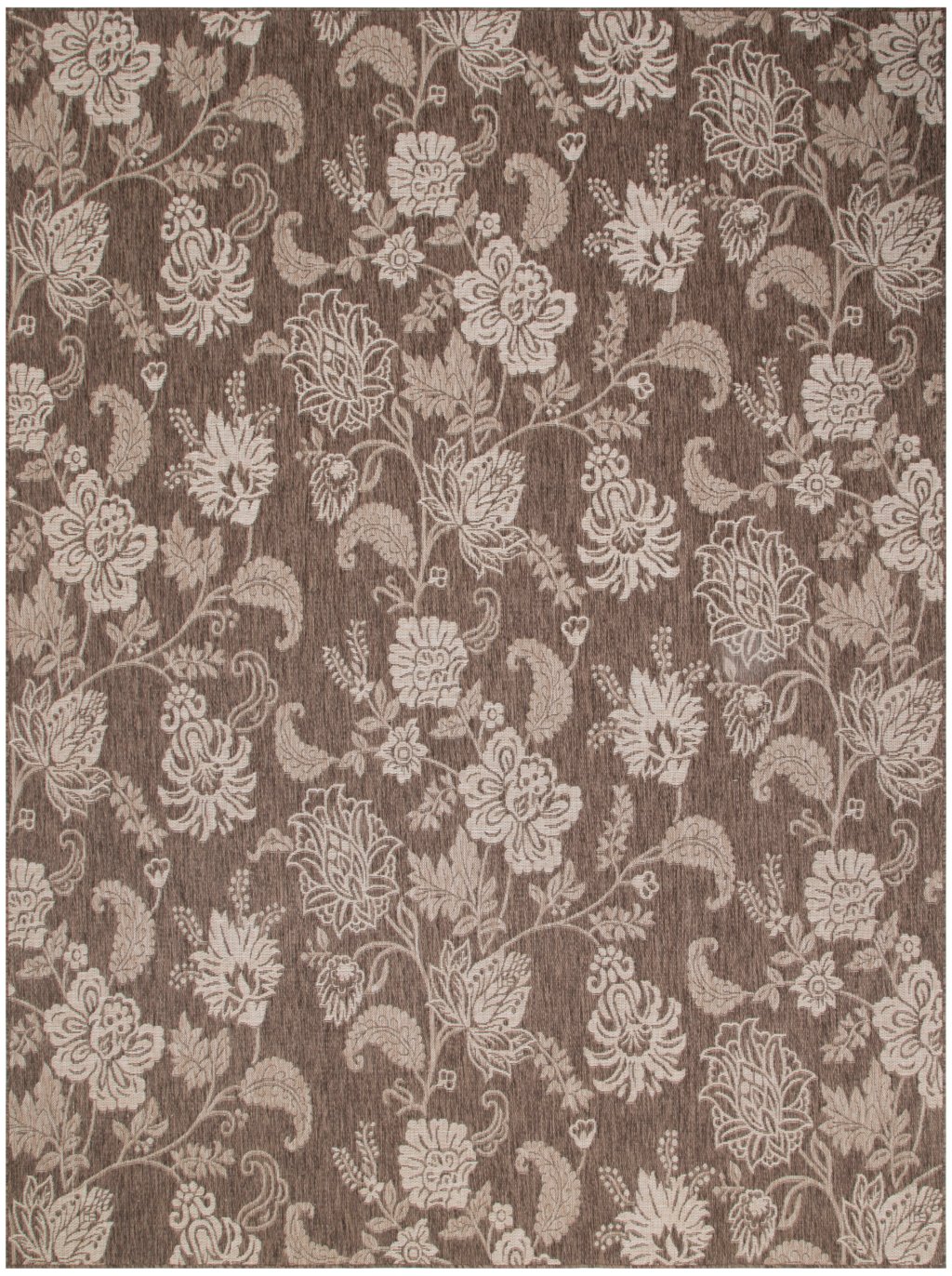 Nourison Home Nourison Garden Oasis GOA03 9' x 12' Mocha Tropical Rug