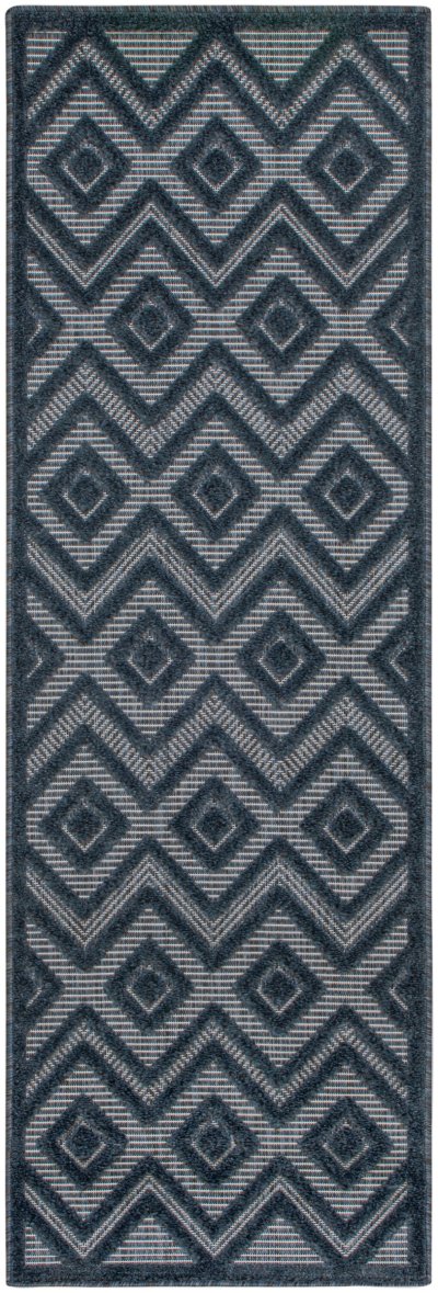 Nourison Home Nourison Versatile NRV01 8' x 10' Navy Blue Modern Rug - 2' x 6'