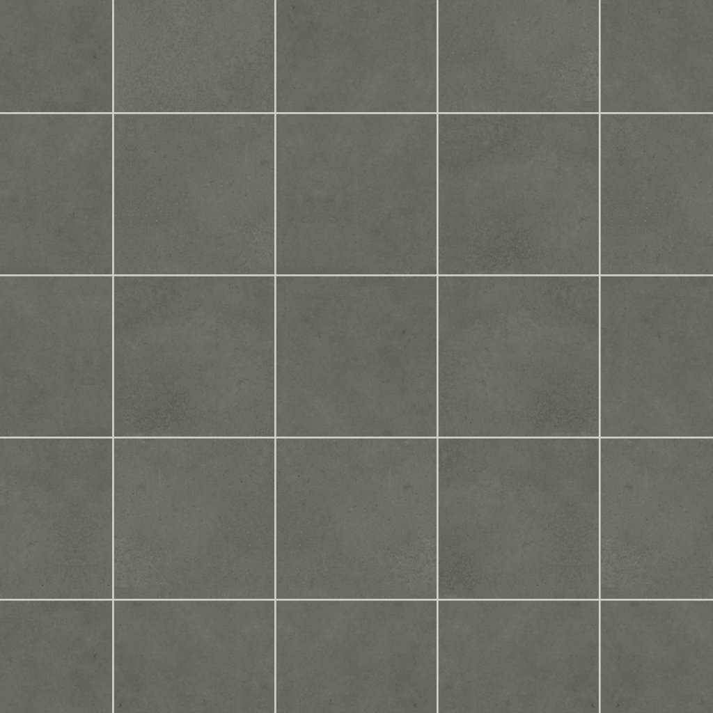 Qualis Ceramica Madison 13X13F Carbon Matte - Black