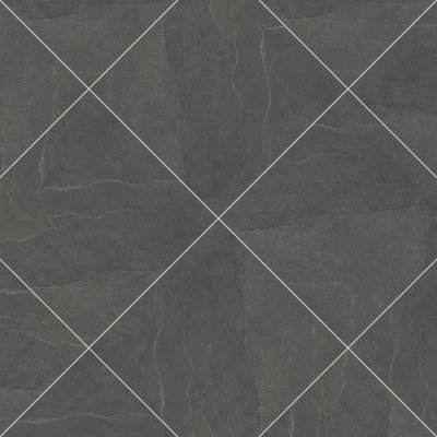 Qualis Ceramica Nord 24x24 Carbon - Herringbone