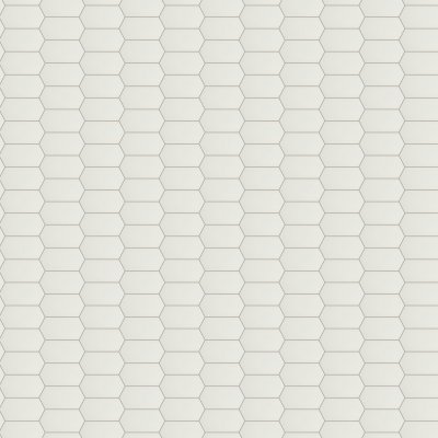 Marble Systems Tulum White Glossy Picket Ceramic Tile 3x6 - Tulum White - 3" x 6" x 3/8"