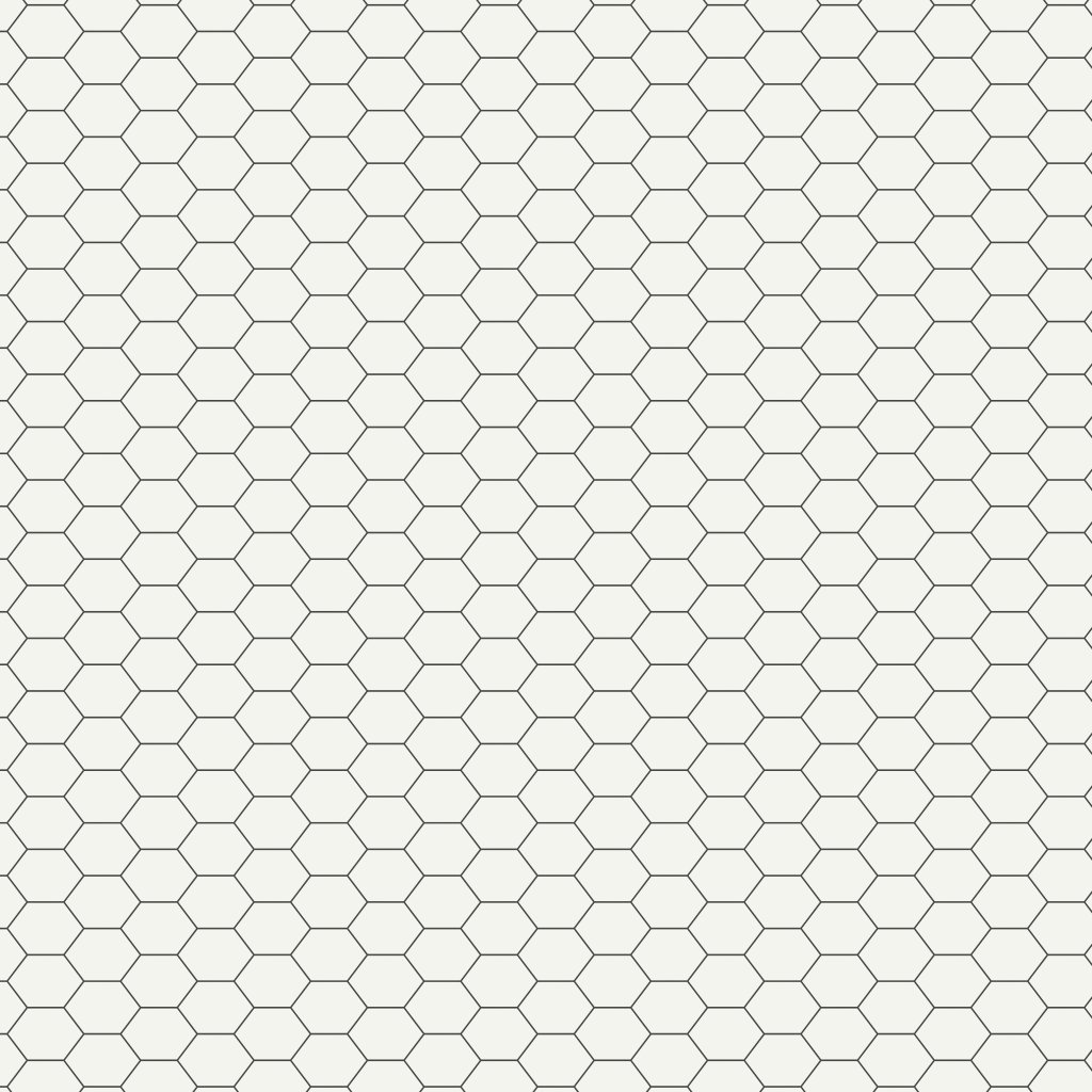 Qualis Ceramica Traditions White 2" Hexagon Matt Mosaic - White