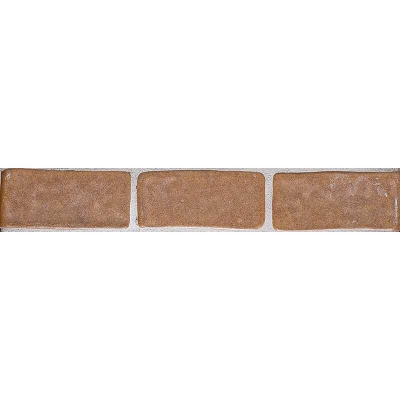 Marble Systems 24rb A Glazed Rustic Ceramic Border Tiles 2x4 - 24rb A