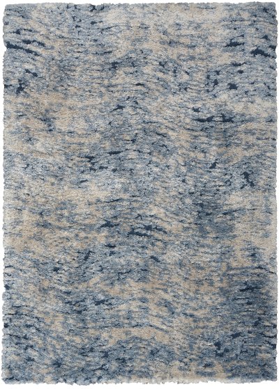 Nourison Home Nourison Luxurious Shag LXR06 7'10" x 9'10" Light Blue Shag Indoor Rug - 5'3" x 7'3"