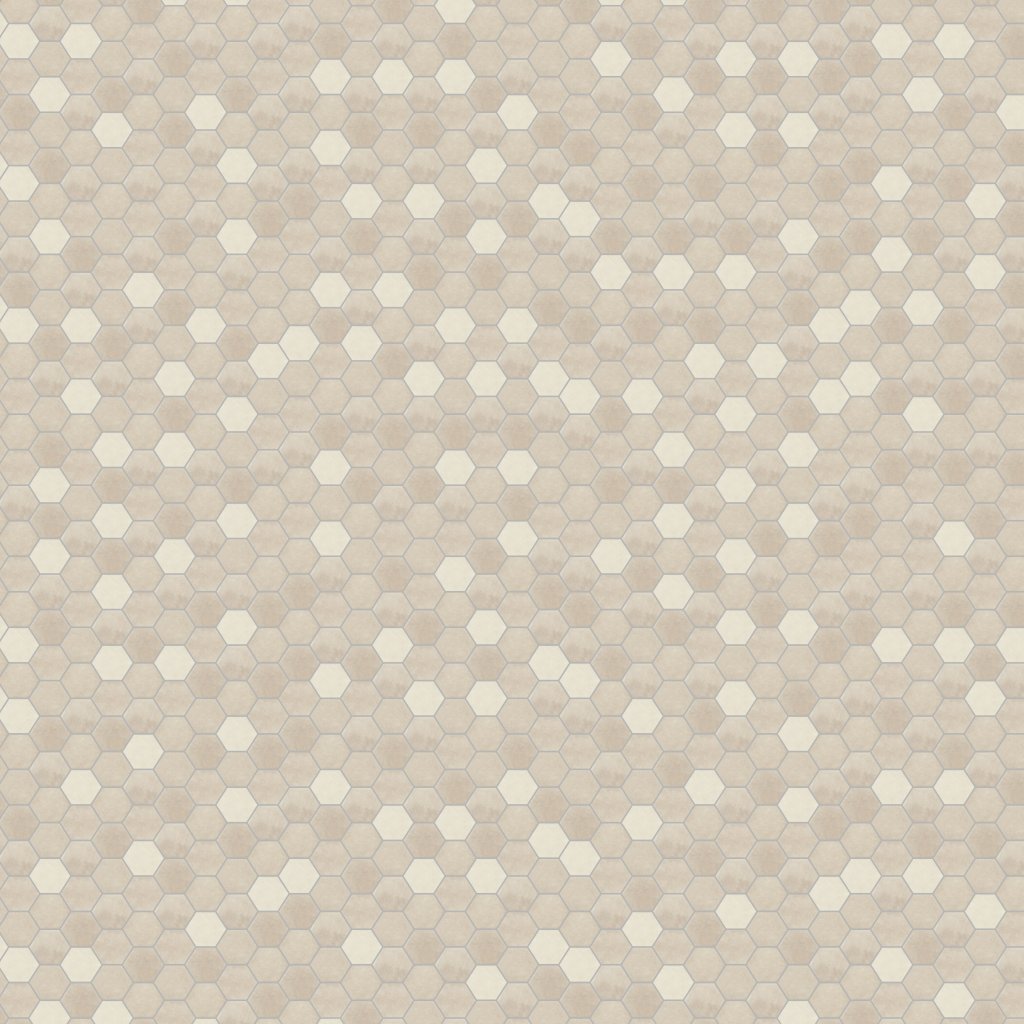 American Olean Studio Haven - Almond, Hexagon, 1.5, Matte (SN78) - Almond