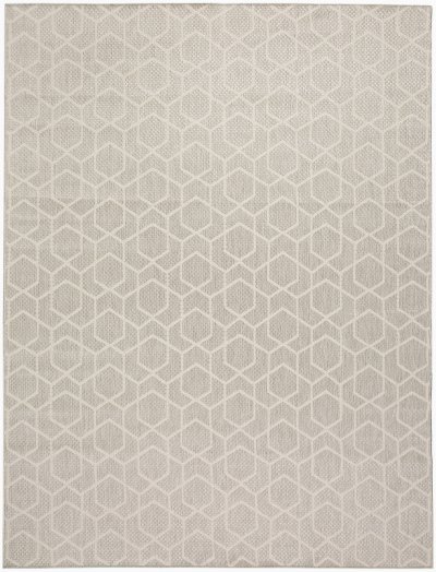 Nourison Home Nourison Horizon Indoor/Outdoor HOZ01 3' x 5' Grey Modern Rug - 8' x 10'