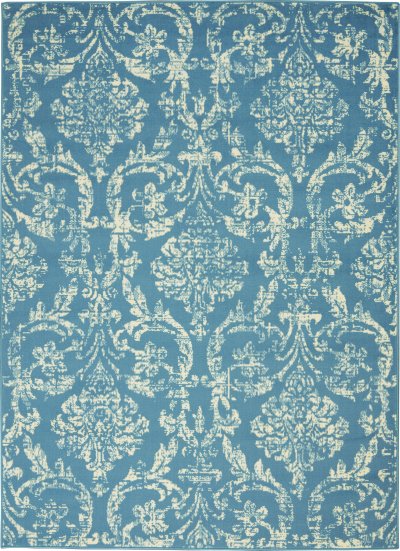 Nourison Home Nourison Jubilant JUB09 4' x 6' Blue Vintage Indoor Rug - 4' x 6'