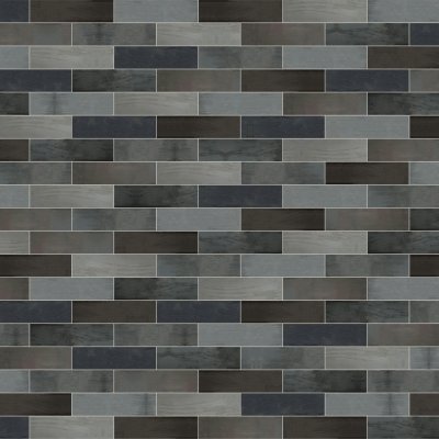 Qualis Ceramica Morocco 3x11 Coal Gloss - Alternating 1/2