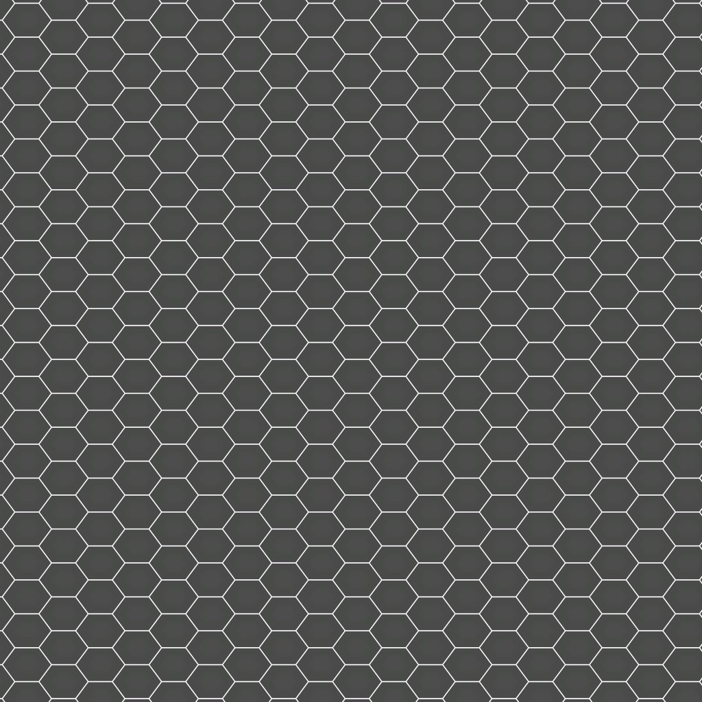Qualis Ceramica Traditions Retro Black 2" Hexagon Matt Mosaic - Black