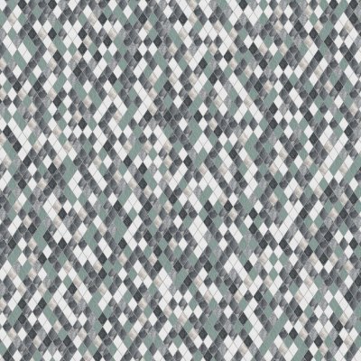 Marble Systems Iceberg, Verde Capri, Silver Shadow, Hai Honed Almas Marble Mosaic 9 5/16x10 1/2 - Iceberg, Verde Capri, Silver Shadow, Hai - 9 5/16" x 10 1/2" x 3/8"