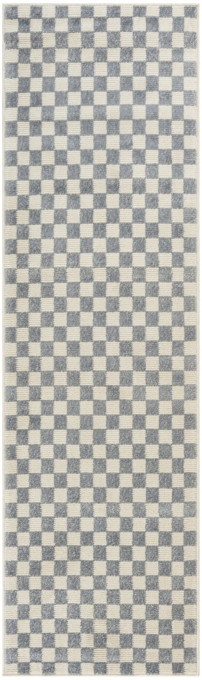 Nourison Home Nourison Serenity Home SRH10 6' x 9' Ivory Blue Modern Indoor Rug - 2'2" x 7'6