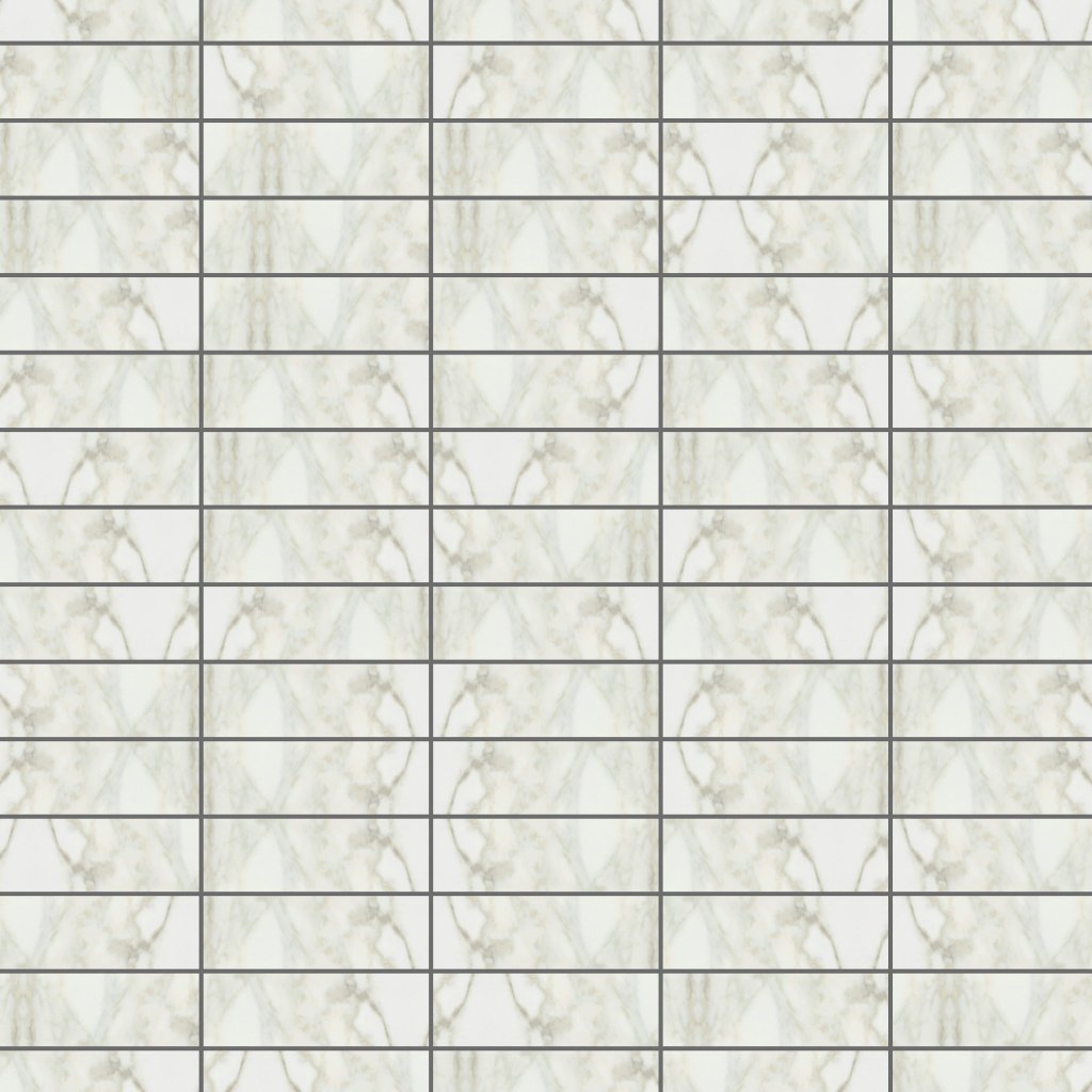 Qualis Ceramica Luxury Amalfi Calacatta 4X12 Honed