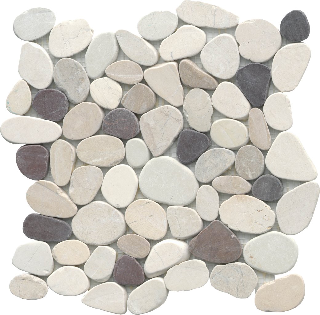 Emser Tile VENETIAN FLAT PEBBLES BLEND MOSAIC -PEB - Gelato