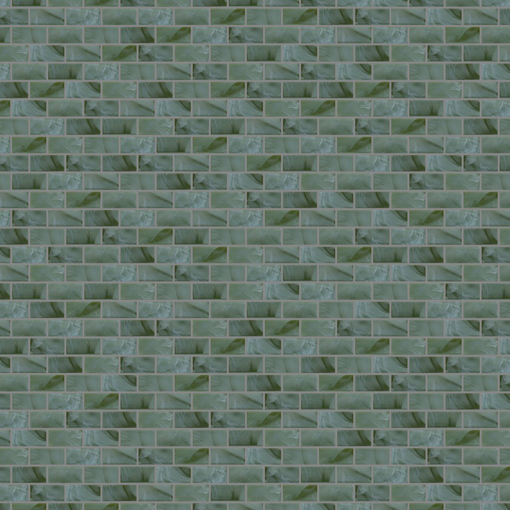 Emser Tile SPLASH GLOSS BEVEL MOSAIC -GLS - Moss