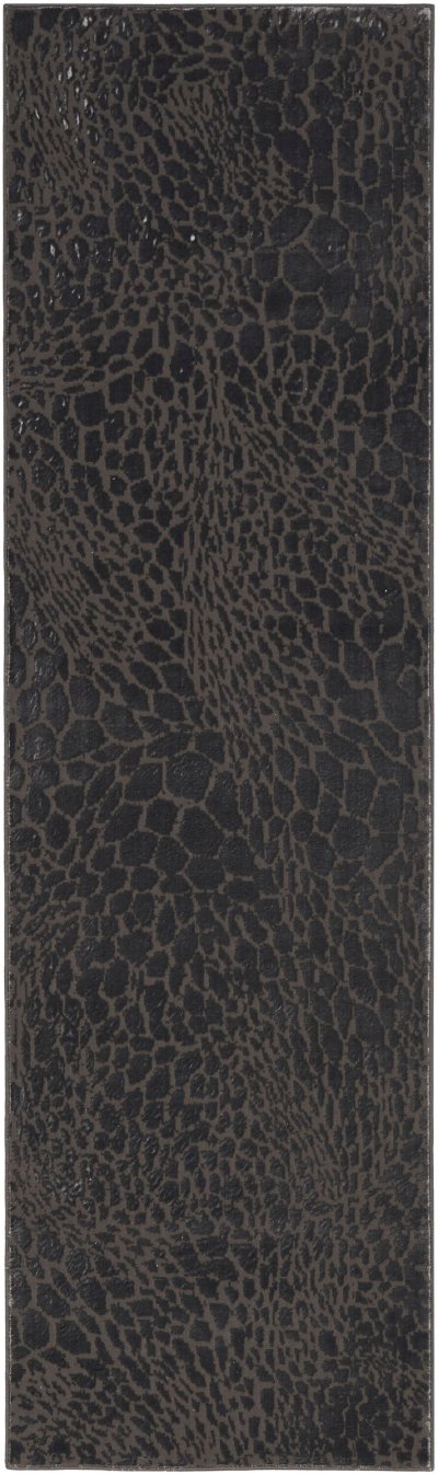 Nourison Home Nourison Desire DSR08 7'10" x 9'10" Charcoal Silver Modern Indoor Rug - 2'3" x 7'6"