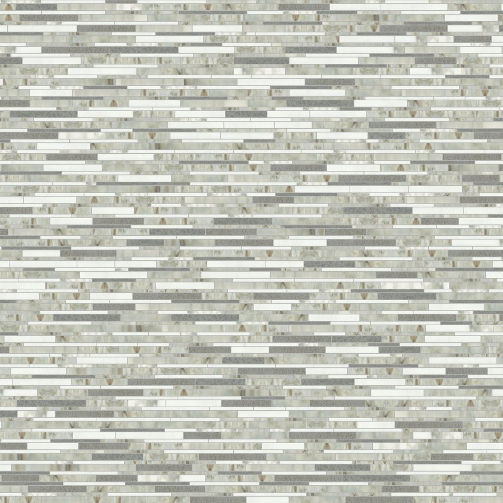 American Olean Stone Theory - Geo, Stacked, Random Linear, Matte (ST89) - Geo