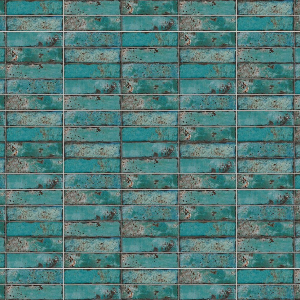 Qualis Ceramica Jamaica 3x11 Teal Gloss