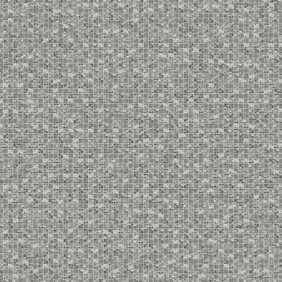 Qualis Ceramica Riviera Tileworks Chelsea Mini hexagon silver aluminum mosaic - 12"x 12"