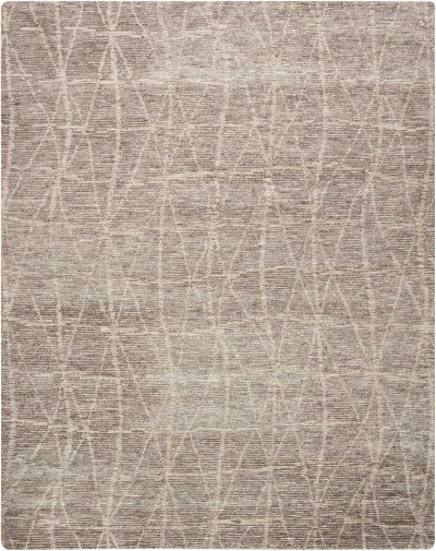 Nourison Home Nourison Ellora ELL02 9'9" x 13'9" Sand Scandinavian Indoor Rug - 5'6" x 7'5"