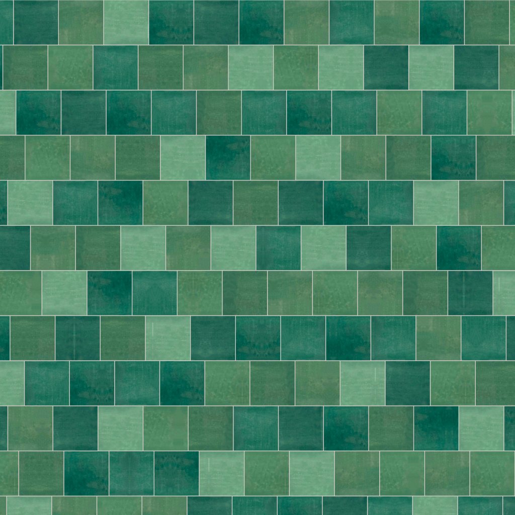 Qualis Ceramica Morocco 5x5 Green Gloss