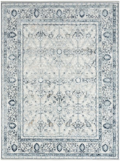 Nourison Home Nourison Dekor DEK03 7'10" x 9'10" Grey Navy Vintage Indoor Rug - 4' x 6'