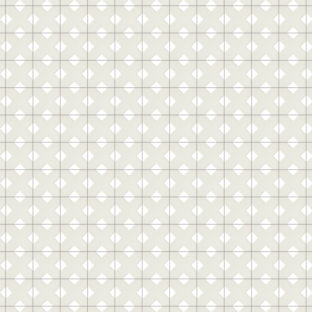 Emser Tile ECLISSI CROSS WHITE MATTE -POR - White