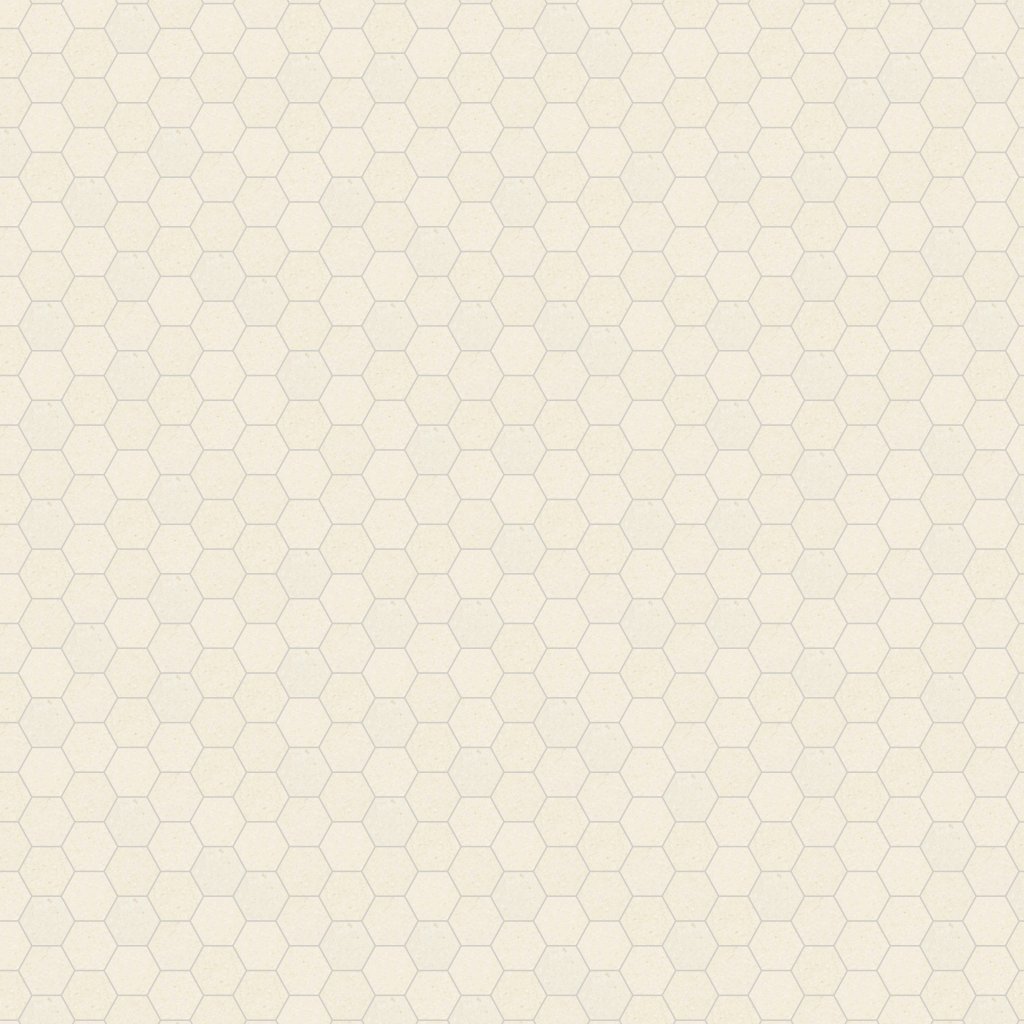 Qualis Ceramica Serene Ivory 2 Hexagon Mosaic