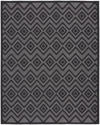Nourison Home Nourison Versatile NRV01 9' x 12' Charcoal Black Modern Rug - 9' x 12'