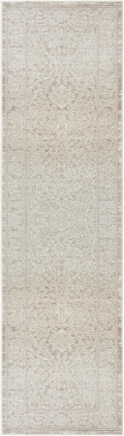 Nourison Home Nourison Renewed RNW03 9' x 12' Ivory Beige Vintage Indoor Rug - 2'2" x 7'6