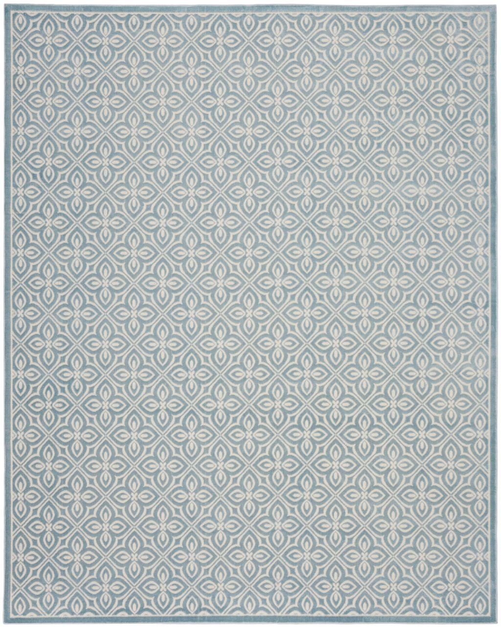 Nourison Home Nourison Washable Charm WCH03 9' x 12' Blue Ivory Contemporary Indoor Rug