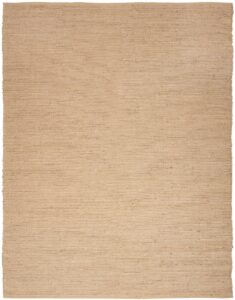Nourison Neutral Jute NUJ01 8' x 10' Bleached Farmhouse Indoor Rug -