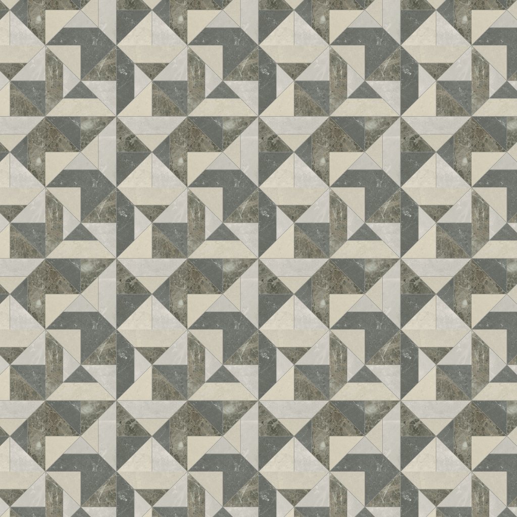 Qualis Ceramica Utopio Tria Terra Mosaic