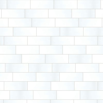 Qualis Ceramica Sausalito 5X13 White Gloss - Random Length